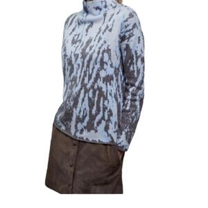 Tyler Boe brown raw hem leather mini skirt size 6